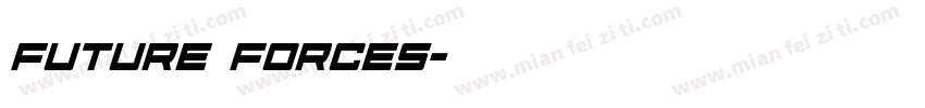 Future Forces字体转换